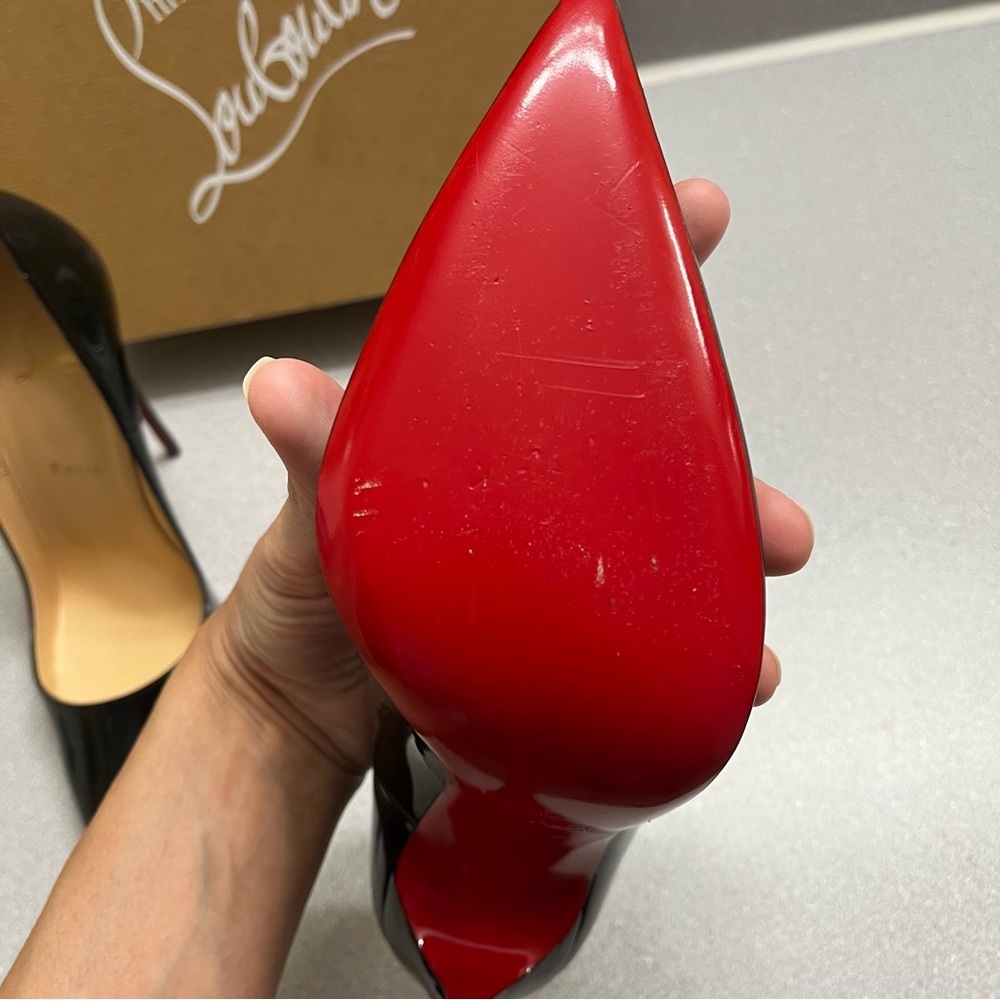Christian Louboutin So Kate Black Patent Leather 120mm Pumps - Picture 8 of 15